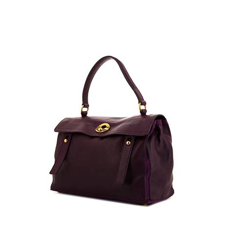 matita viola yves saint laurent|Yves Saint Laurent Muse Two leather handbag .